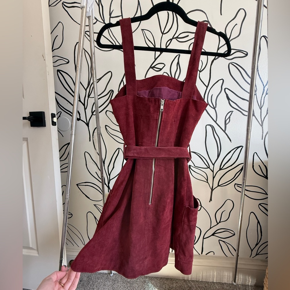 Free People Ring Around You Mini Dress in Red - Picture 2 of 5
